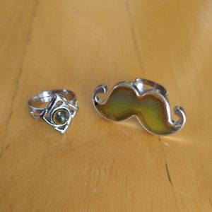 Set of 2 Adjustable Mood Rings